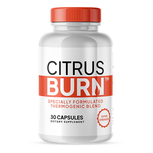 CitrusBurn thermogenic weight loss supplement bottle (30 capsules)